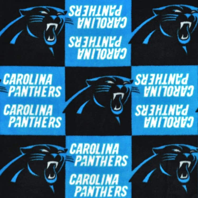 Carolina Panthers NFL Fleece by Fabric Traditions