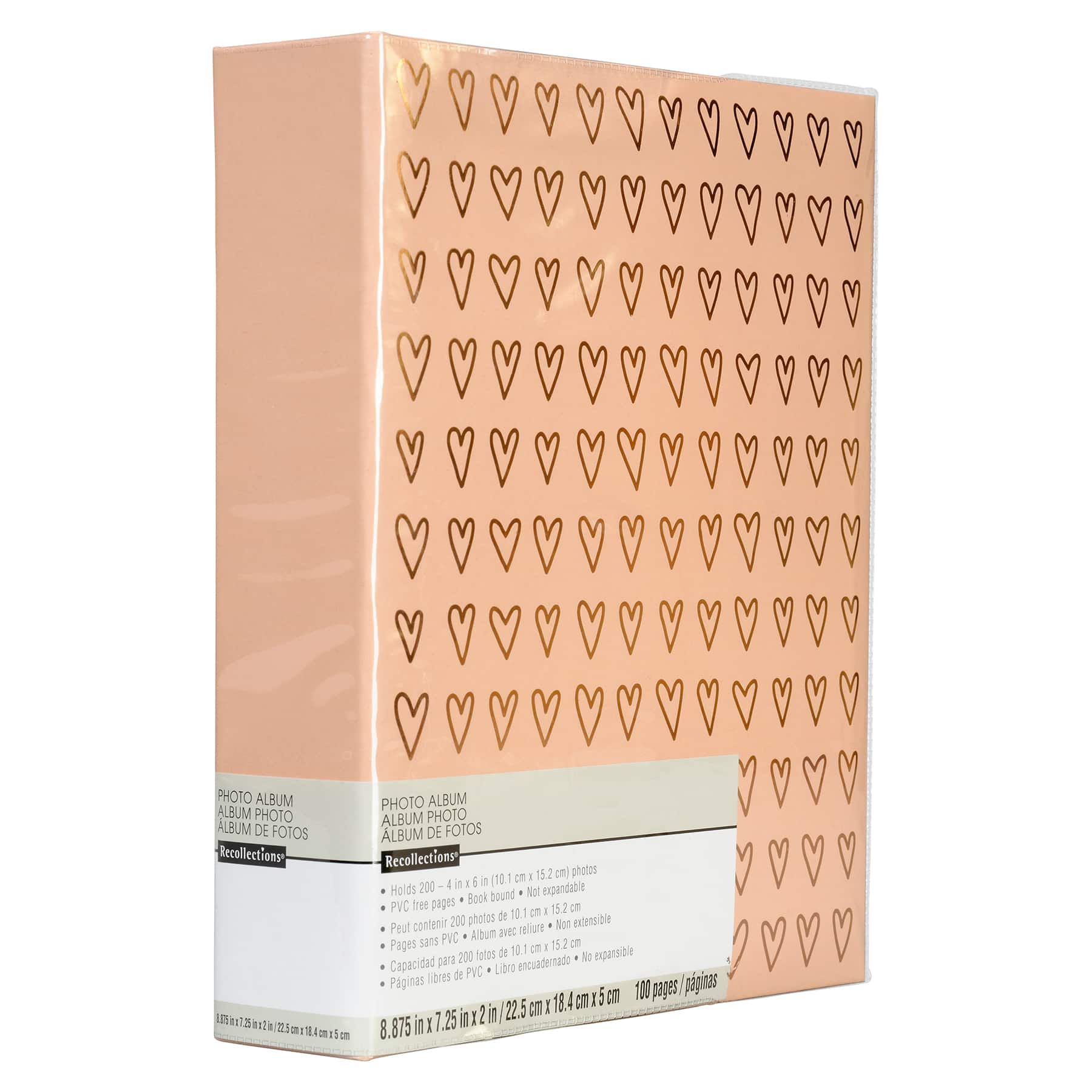 6 Pack: Pink Hearts Photo Album by Recollections®