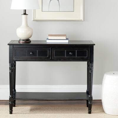 Samantha Console in Distressed Black | Michaels