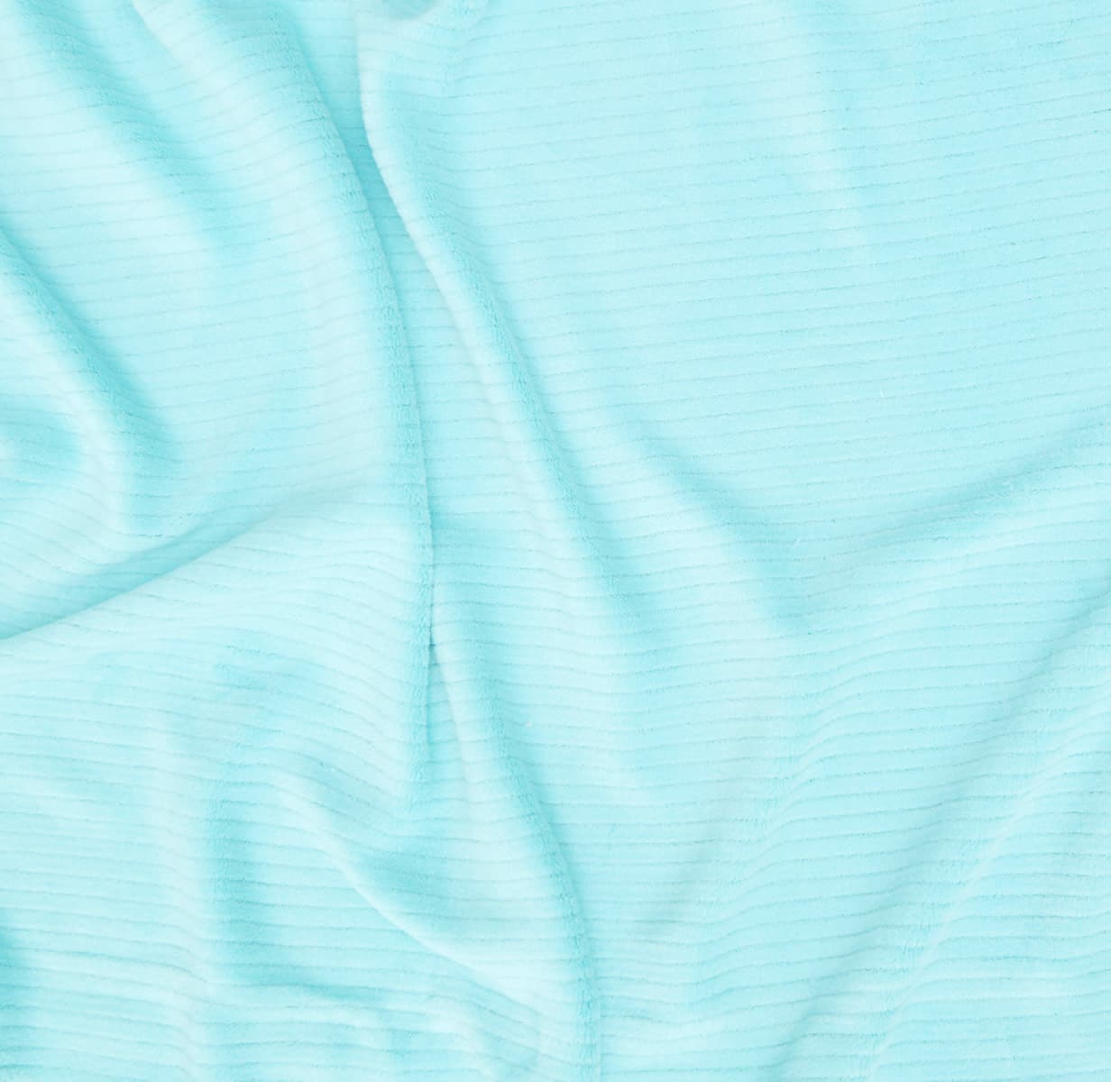 Springs Creative Plush Chenille Aqua Fleece Fabric
