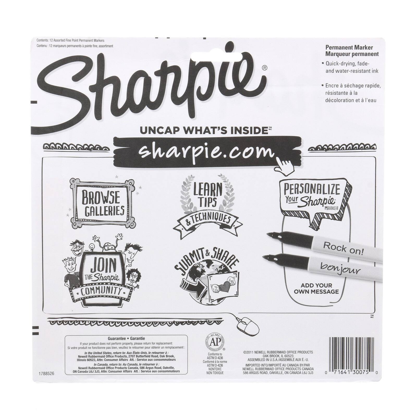Sharpie® Fine Point Marker Set, 12 Count