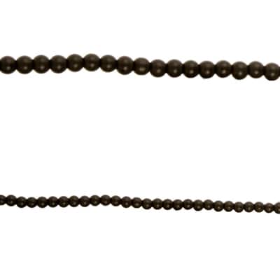 Bead Gallery® Beads, Jet Black Glass Round image