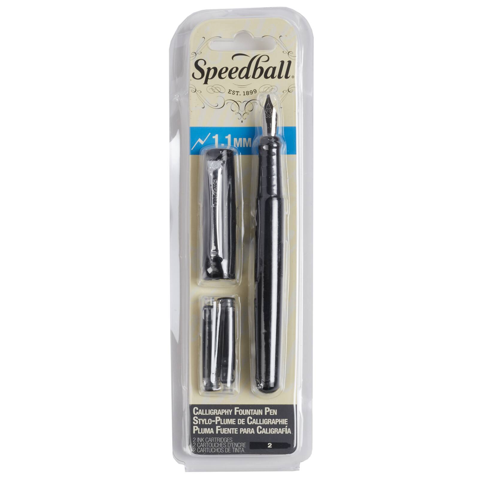 Kit Calligraphie Stylo Plume Fait Main – Ensemble Complet Avec Porte-plume Et Accessoires Dans Une Boîte Cadeau (Bleu)
