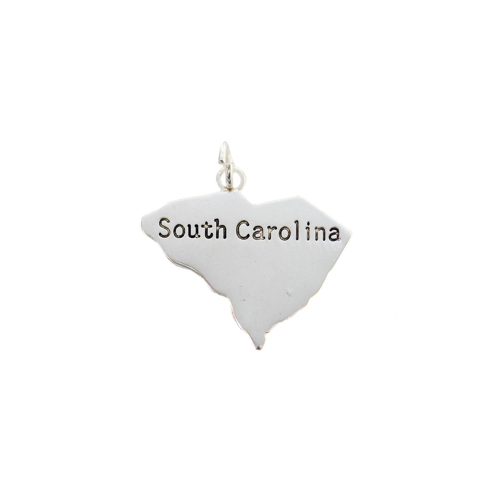 Charm Gallery® Silver Plated Charm, South Carolina | Michaels®