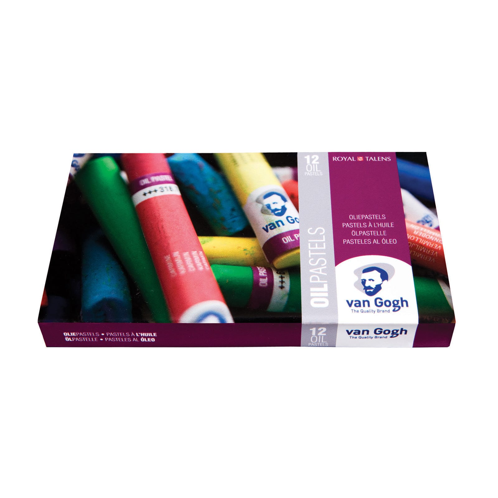 Royal Talens Van Gogh Oil Pastel 12 Color Set