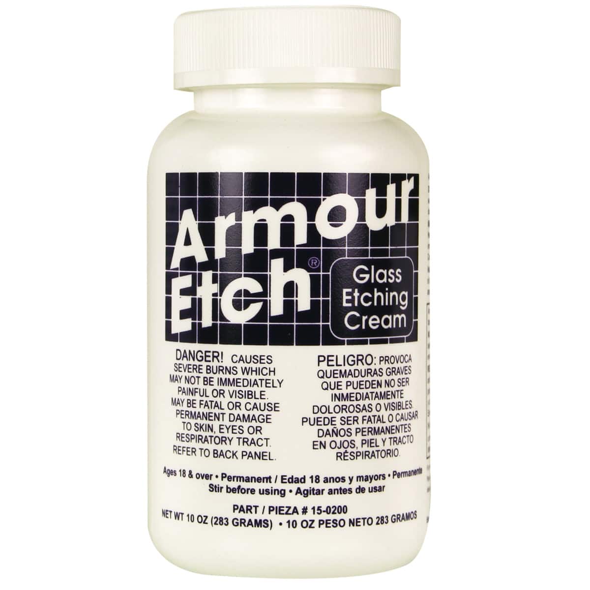 10 oz Armour Etch Glass Etching Cream - Armour Products.com