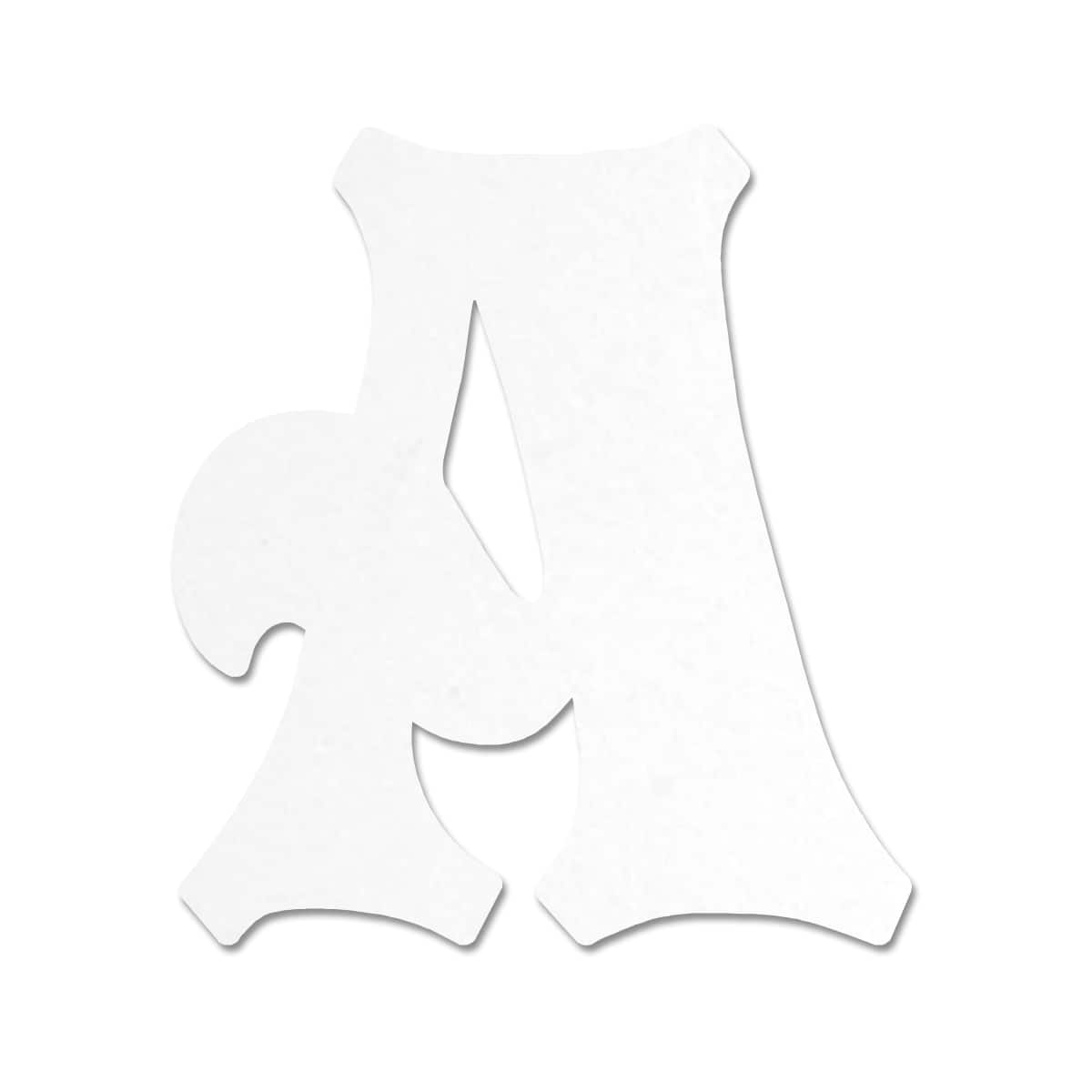 8" White Storybook Wood Letter by ArtMinds®