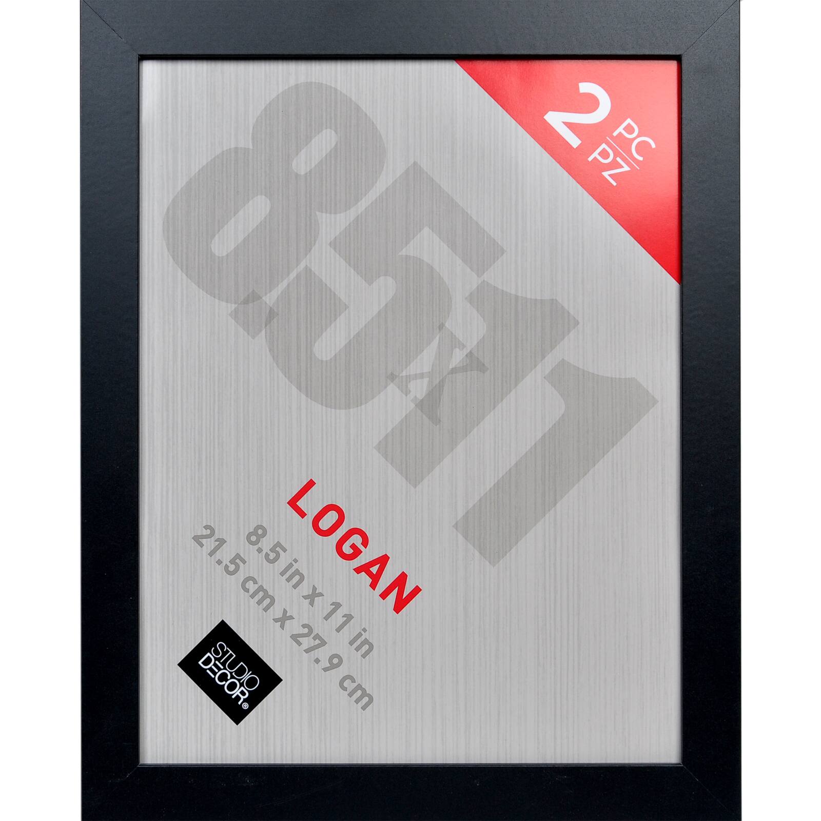 12 Packs: 2 ct. (24 total) Black Tabletop Frames, Logan by Studio D&#xE9;cor&#xAE;