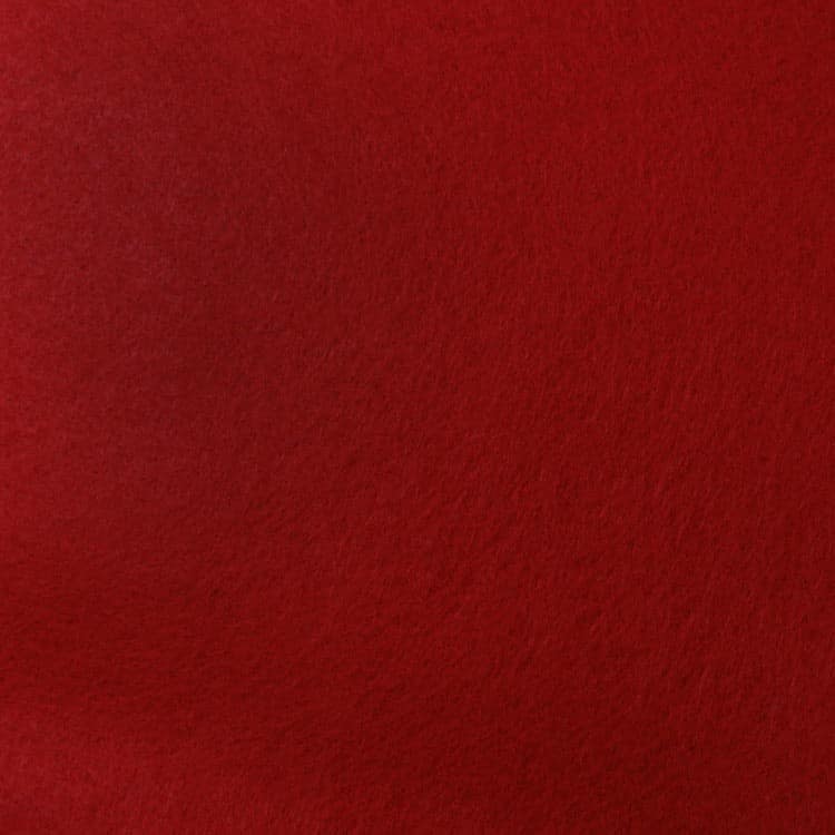 Ruby Red Felt Fabric