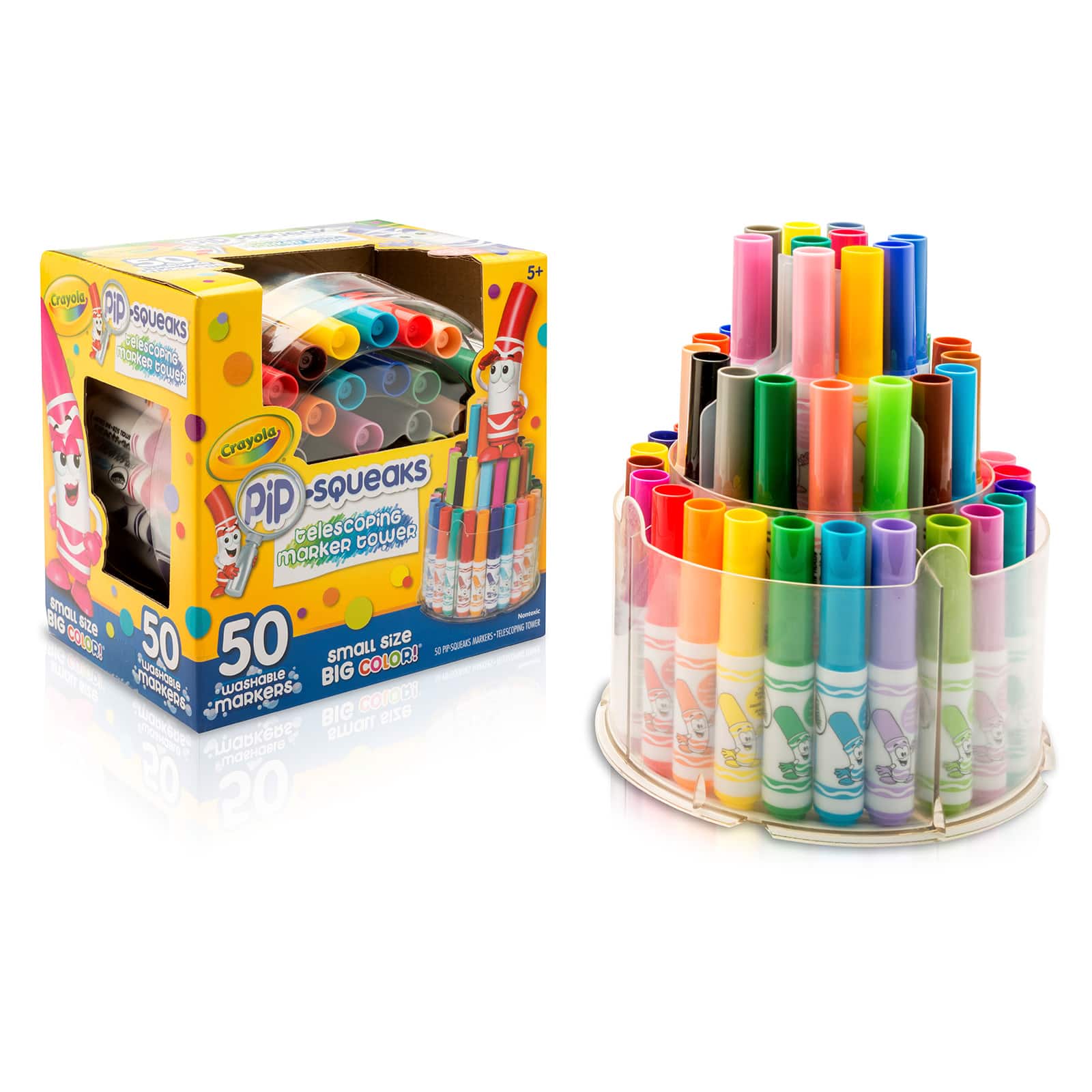 16 Packs: 50 ct. (800 total) Round Tip Washable Markers by Creatology®