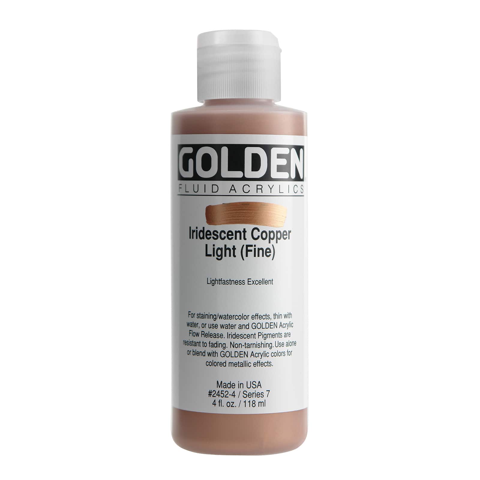 Golden&#xAE; Iridescent Fluid Acrylics, 4oz.