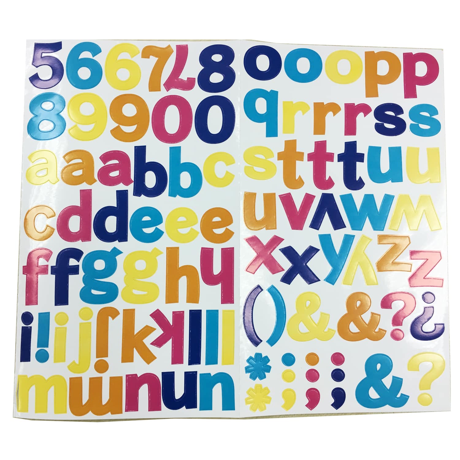12 Pack Multicolored Block Alphabet Stickers By Recollections™ Michaels