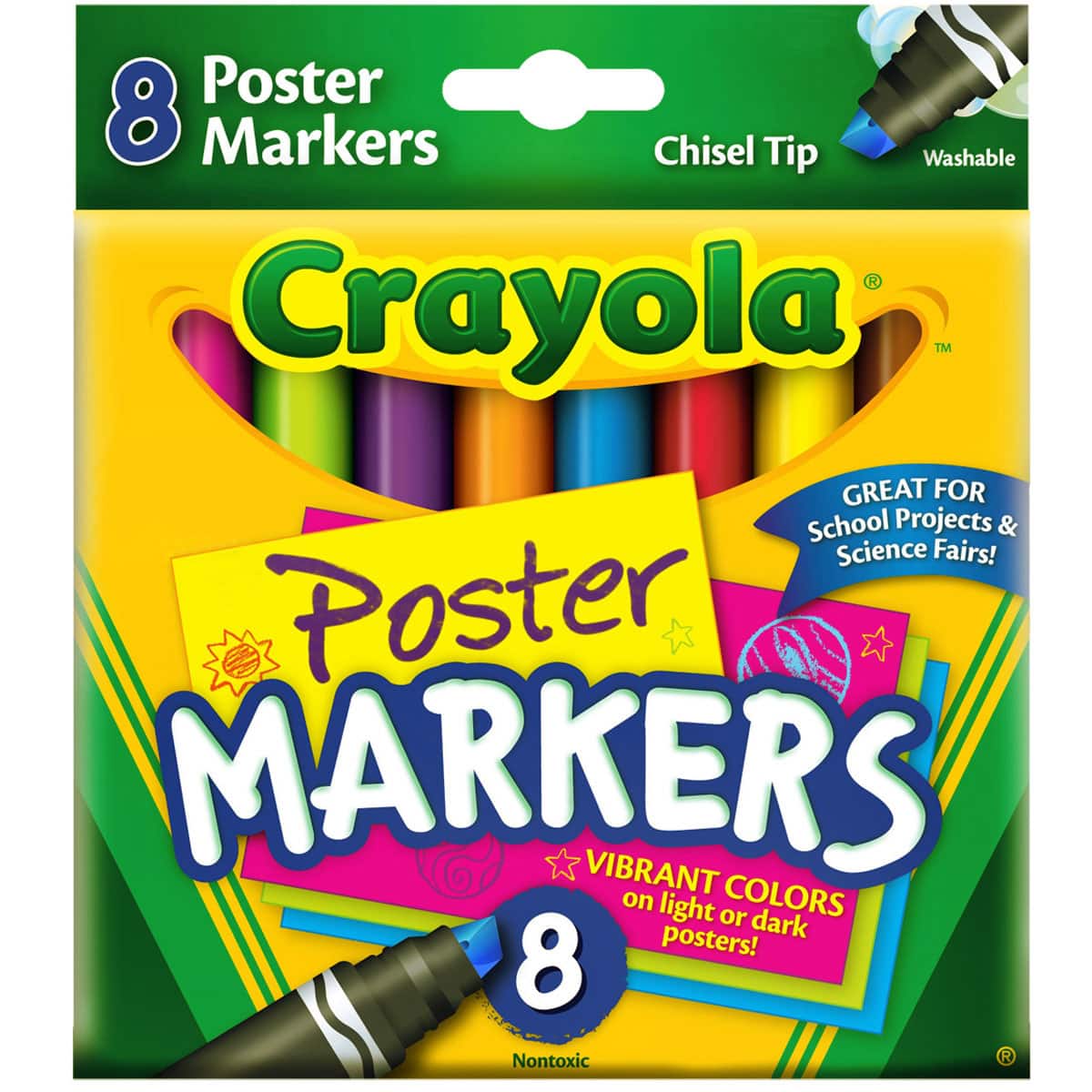 crayola neon markers