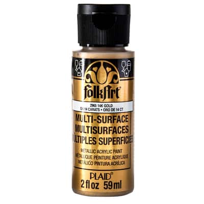 FolkArt® Multi-Surface Metallic Acrylic Paint image