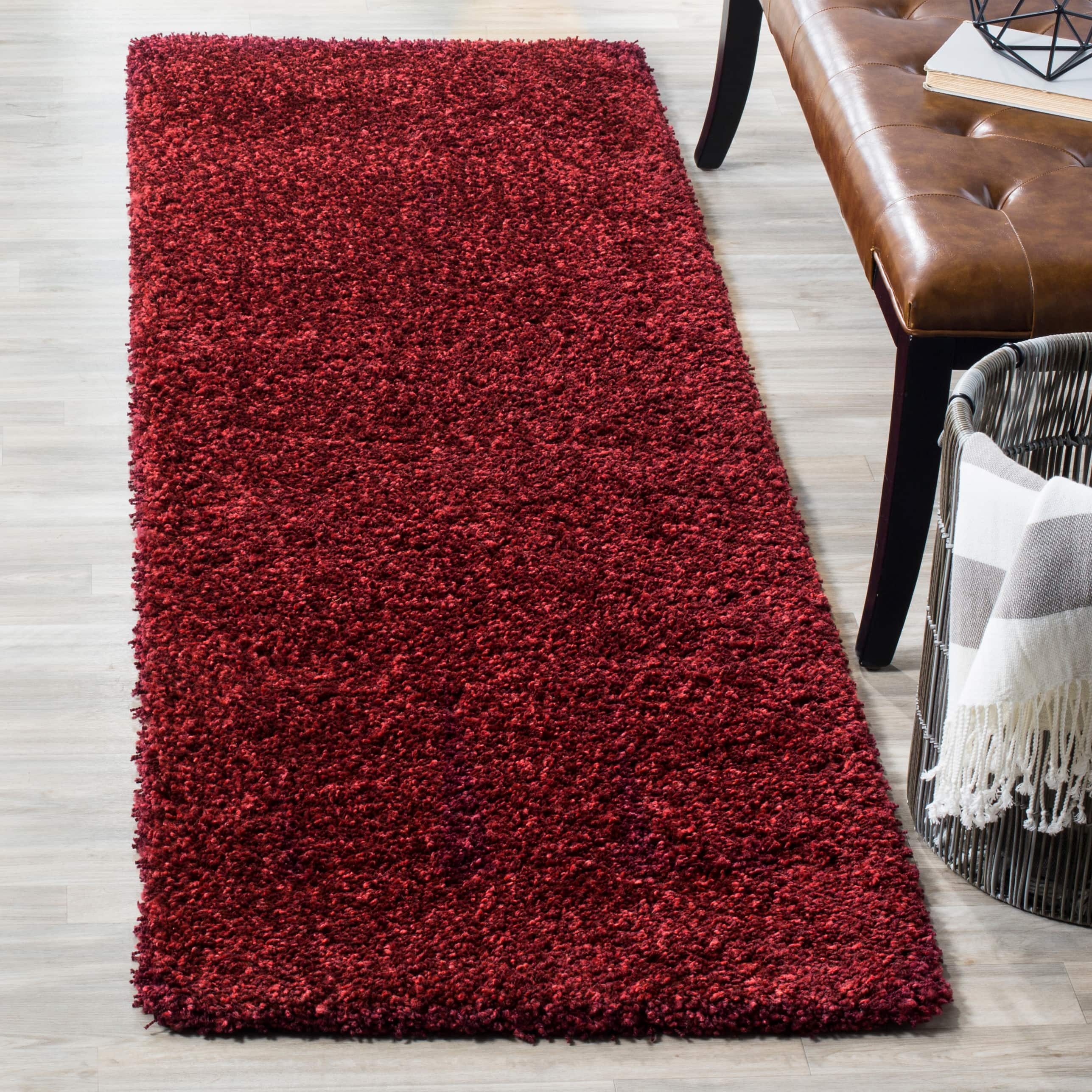 California Solid Shag 2&#x27;-3&#x22; X 5&#x27; Area Rug