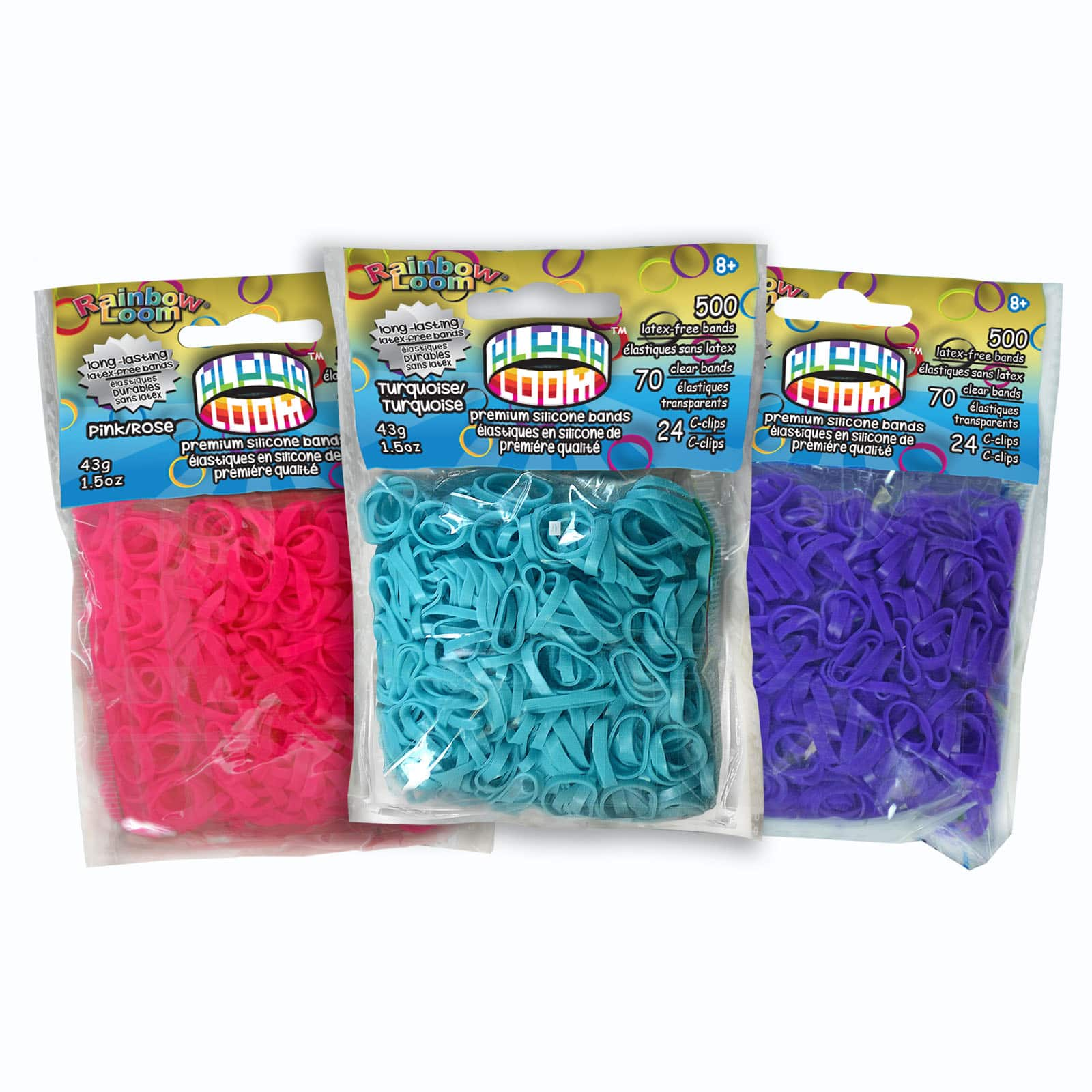 Find the Alpha Loom™ Silicone Bands, Assorted Colors at Michaels