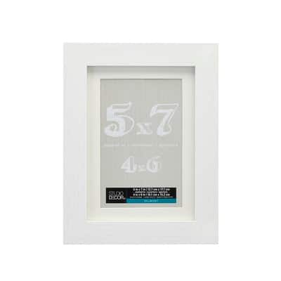 White Belmont Frame With Mat By Studio Décor® image
