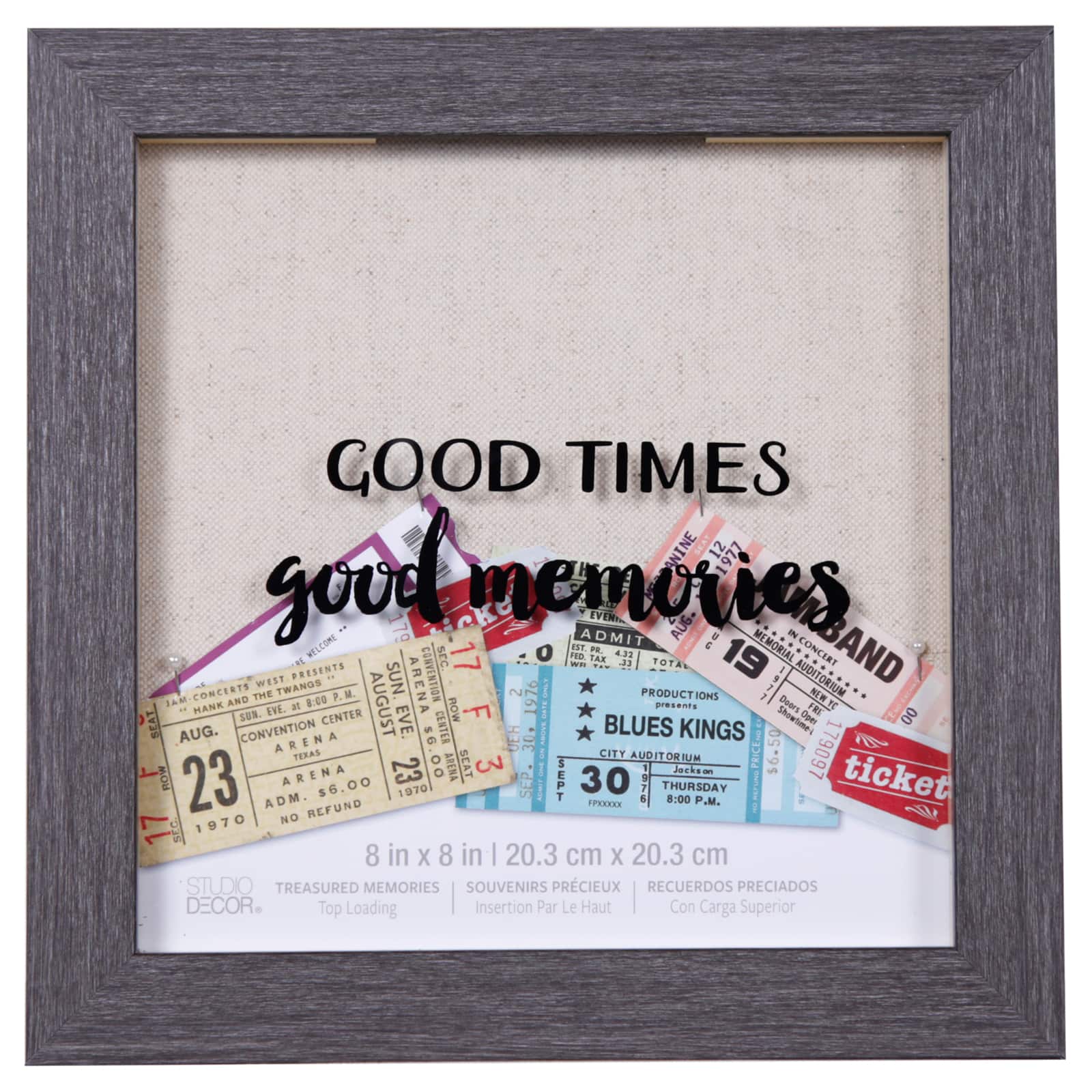 Shop For The Good Times Shadow Box 8 X 8 By Studio Decor At
