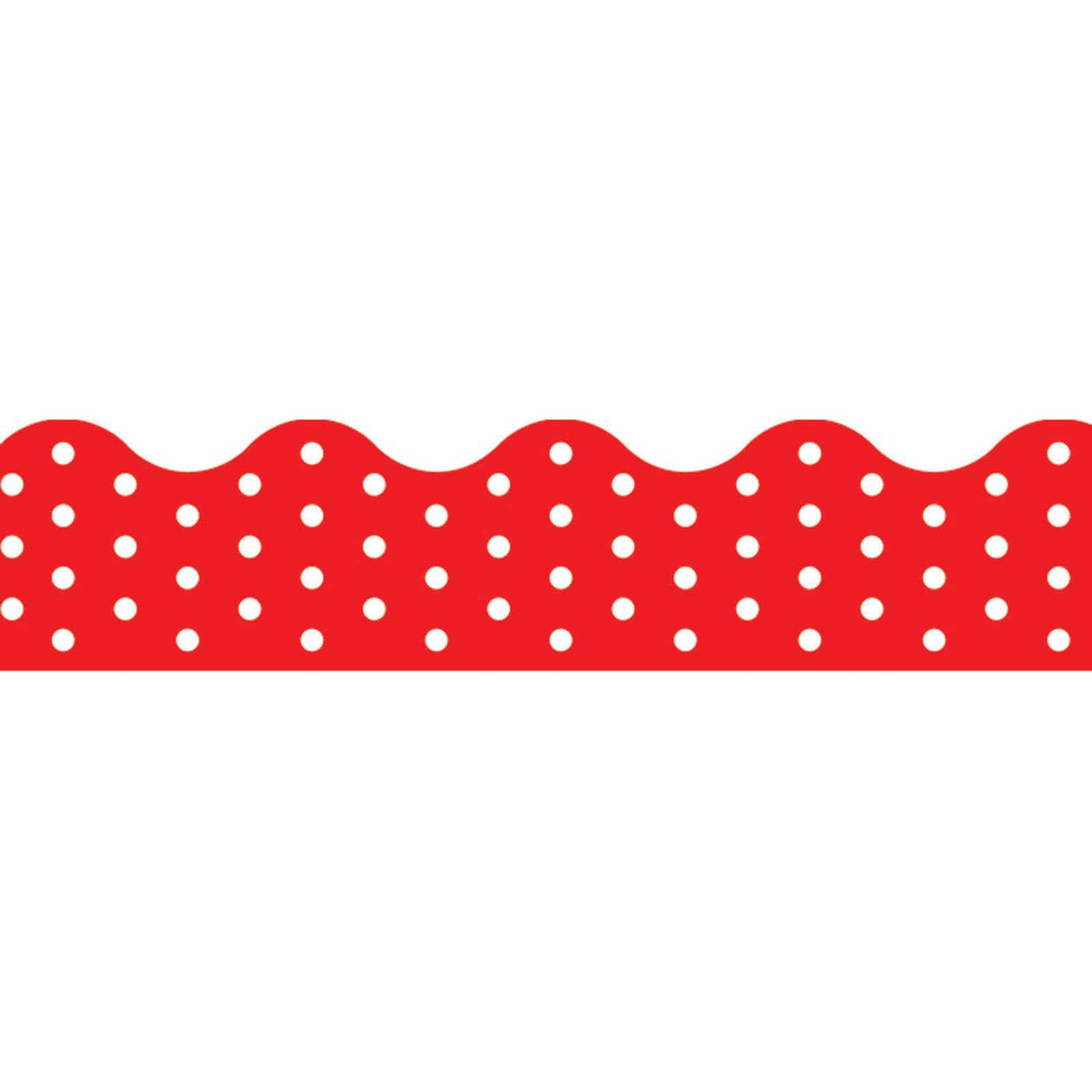 red and white polka dot border clip art