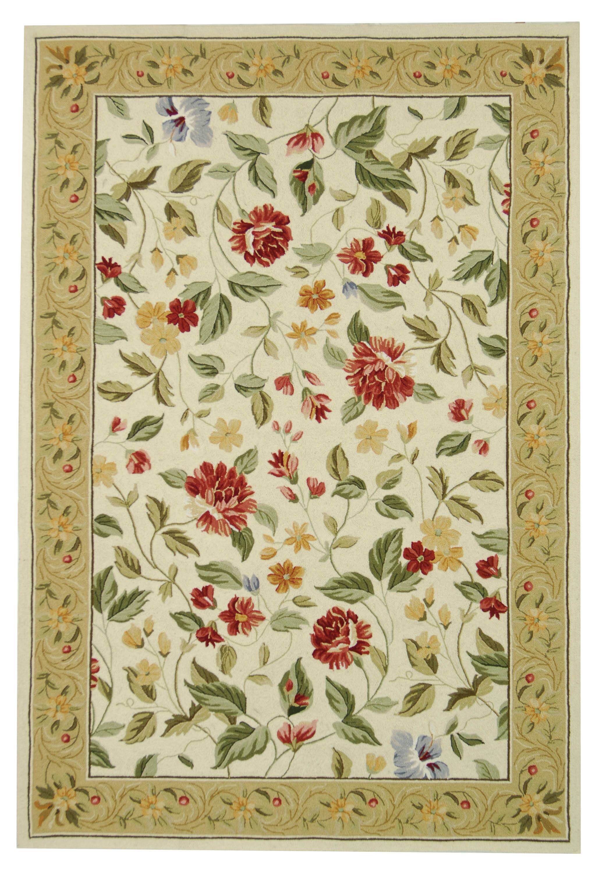 Chelsea Leafed Floral 3'-9" X 5'-9" Area Rug