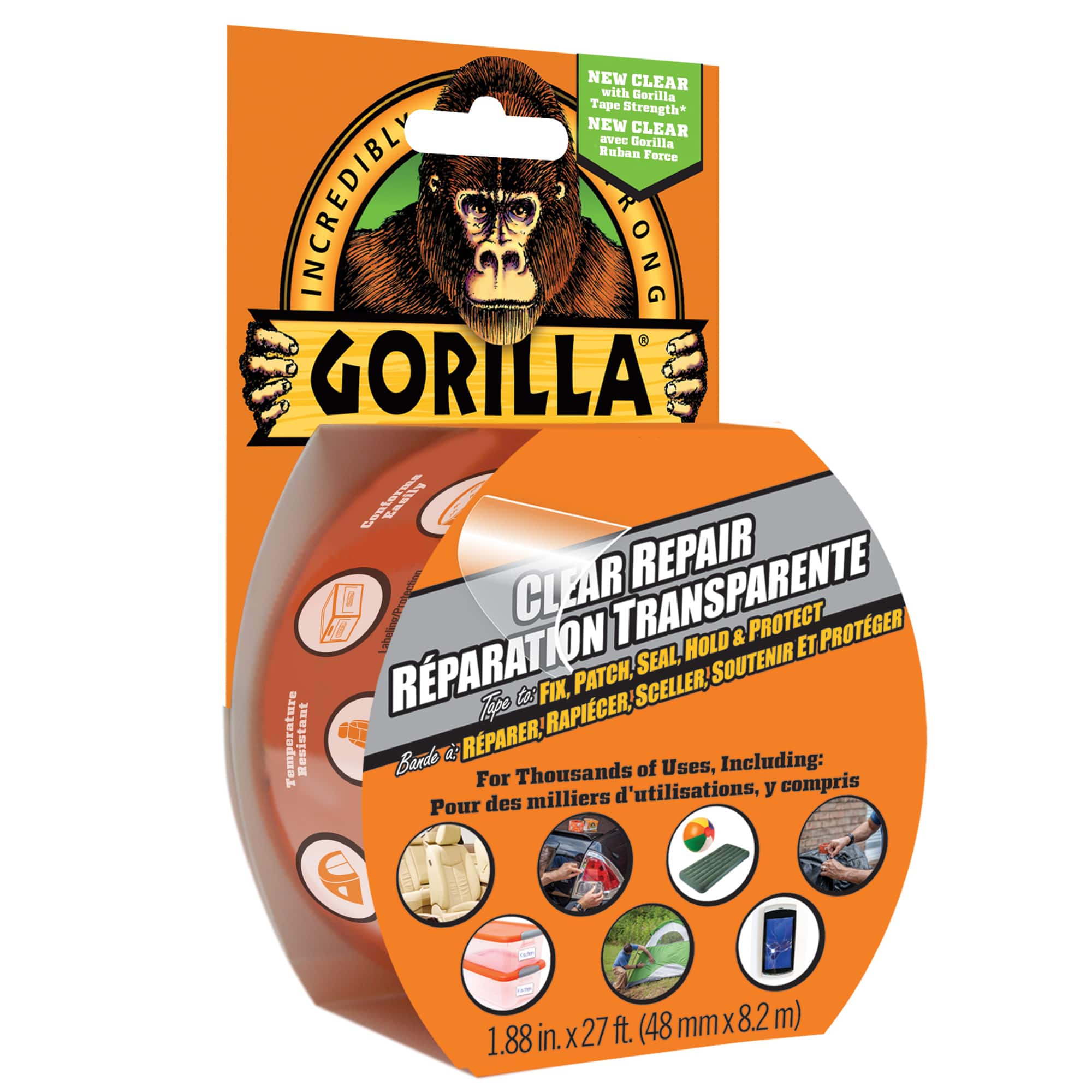 Gorilla Glue Clear Repair Tape - Each 10334890