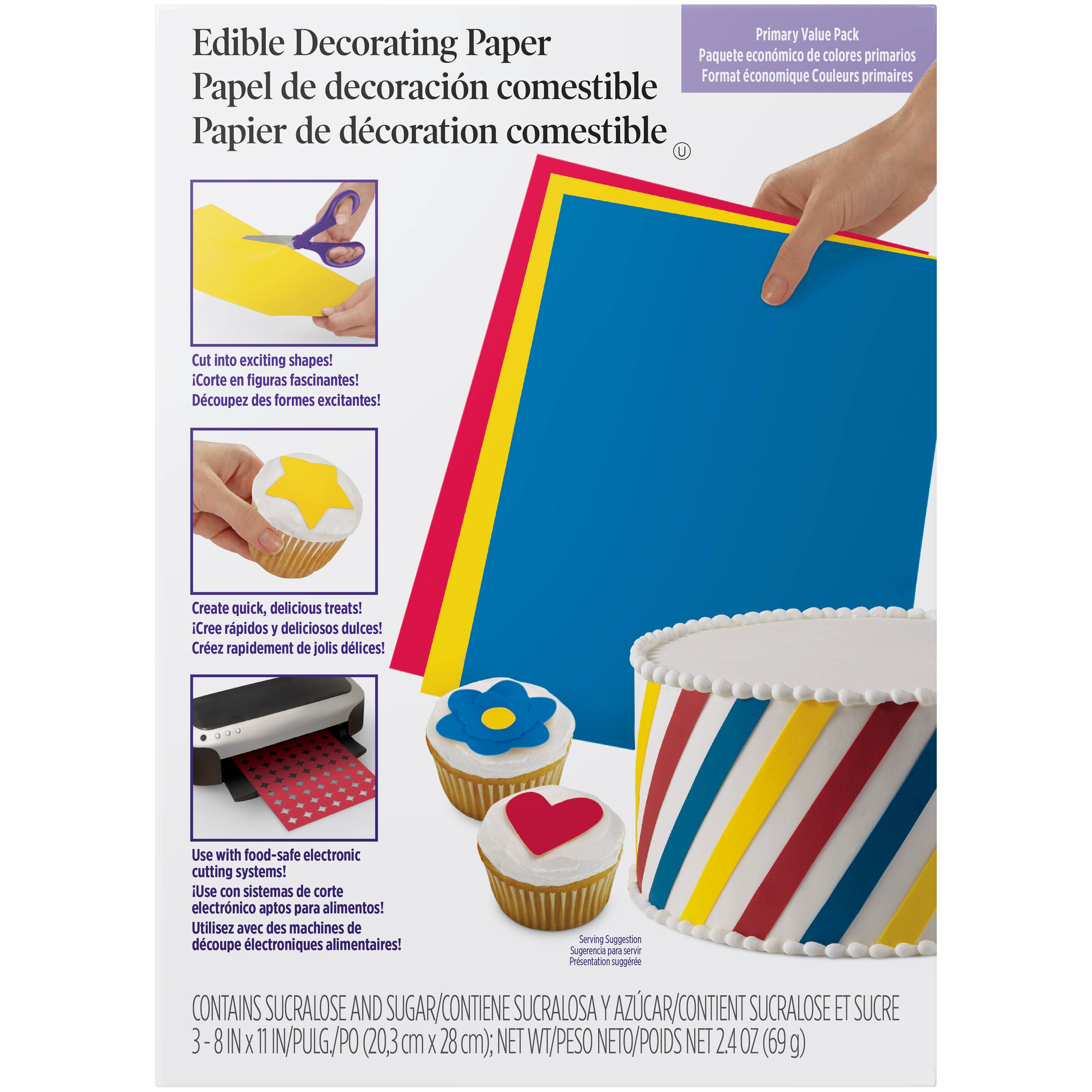 Find The Wilton Sugar Sheets Edible Decorating Paper Value Pack