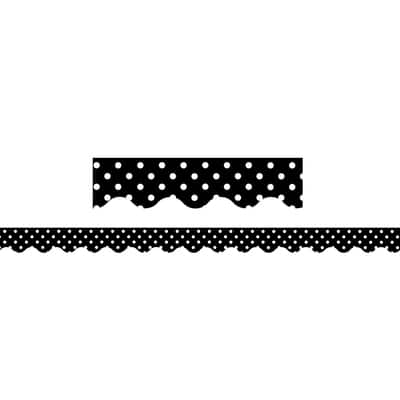 Teacher Created Resources Polka Dot Scalloped Borders, 420ft. | Michaels