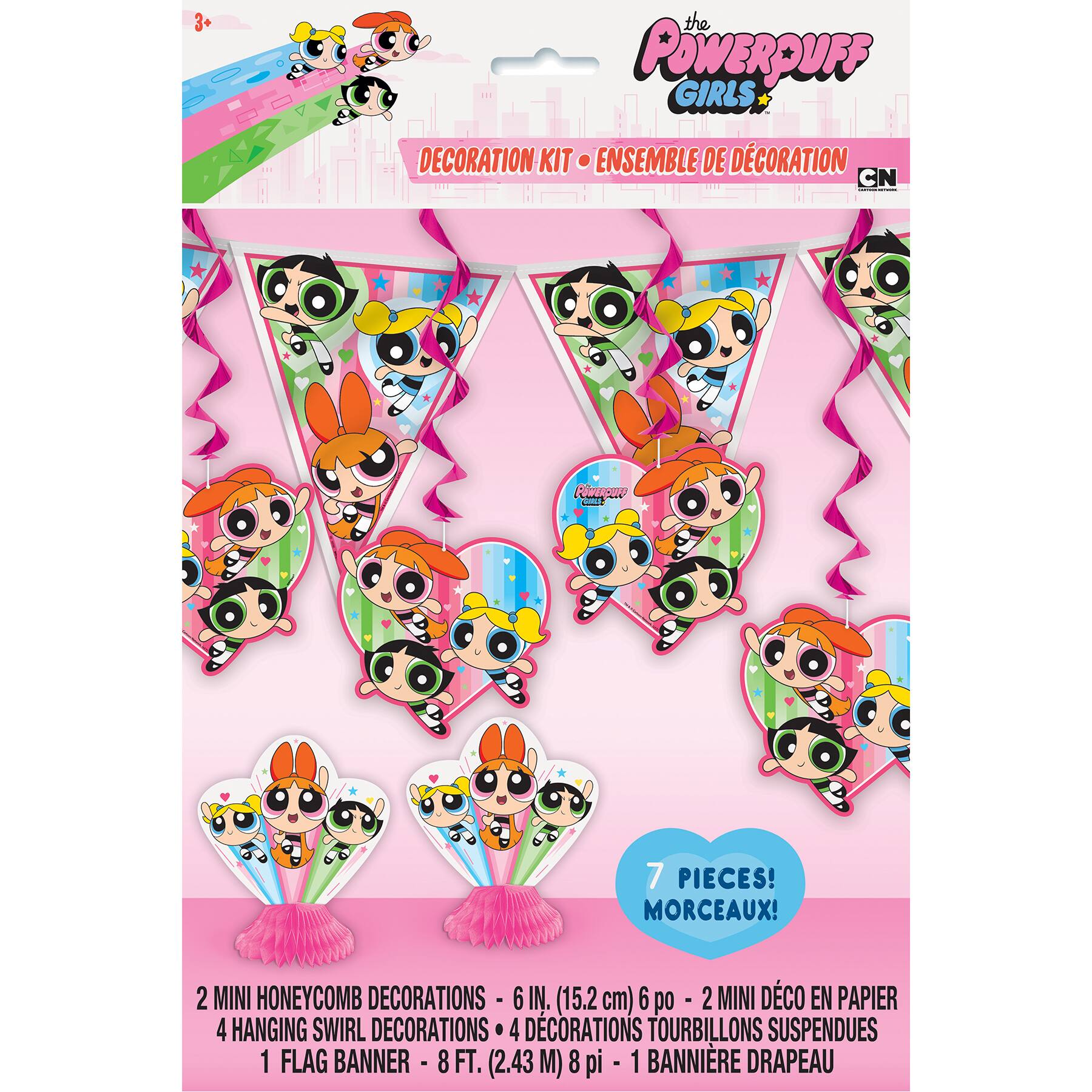 Powerpuff Girls Birthday Banner Personalized Party Backdrop Decoration