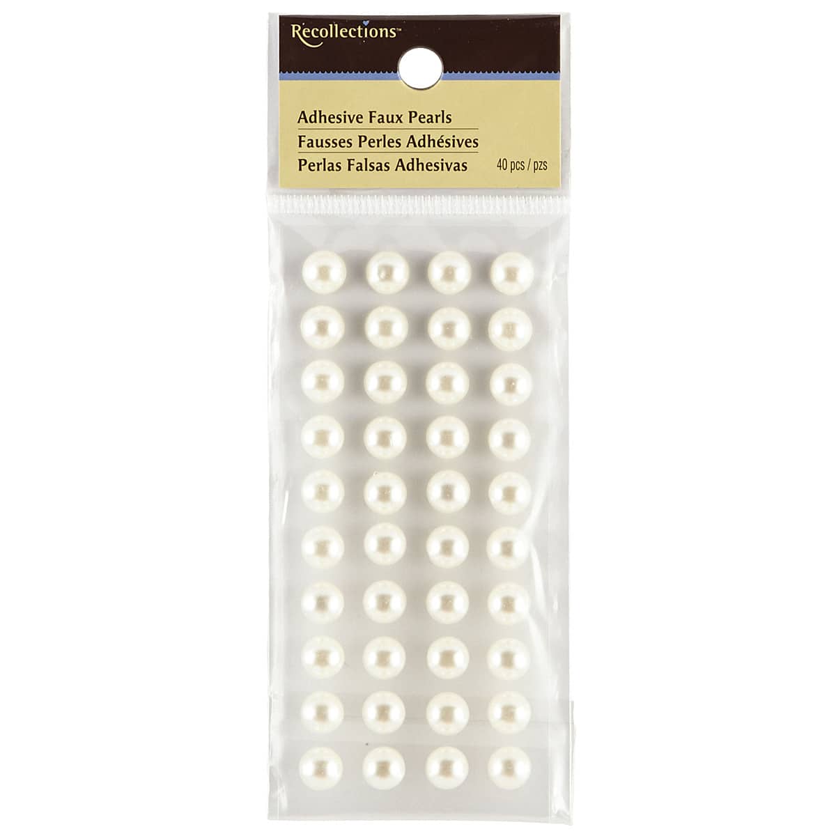 12 Packs: 40 ct. (480 total) Faux Pearl Embellishments by Recollections™