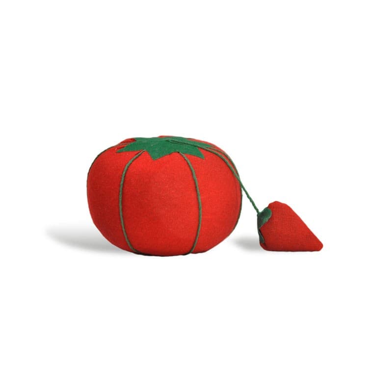 Red Pin Cushion Strawberry Tomato Needle Sharpener