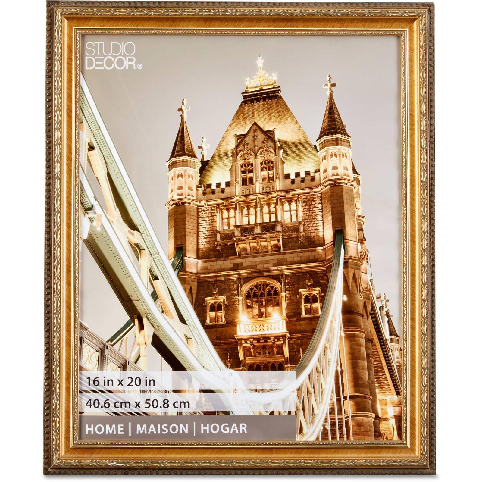 Home Gold Pompeii Wood Wall Frame by Studio Décor®