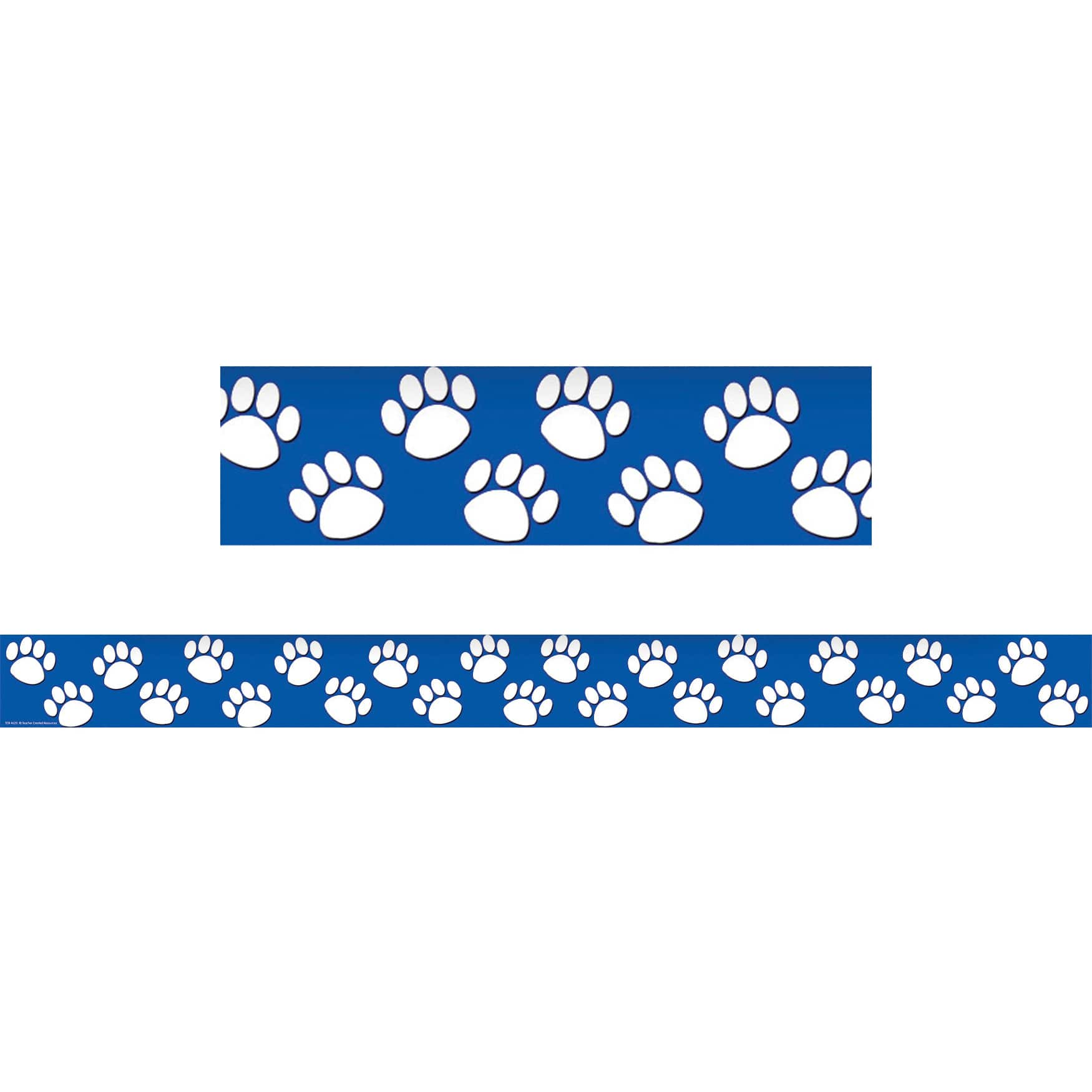 Teacher Created Resources Paw Print Straight Borders, 210ft.