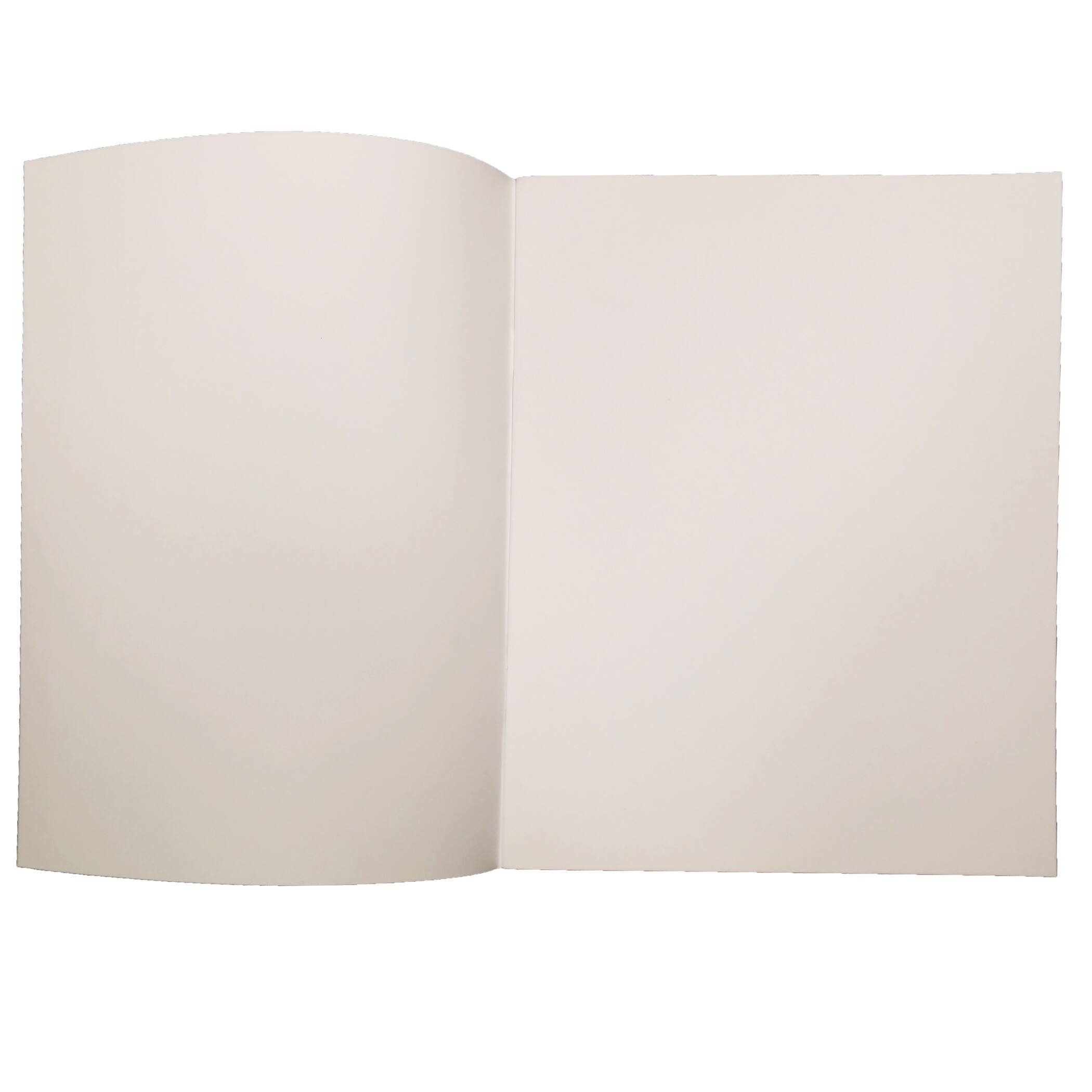 plain white book cover
