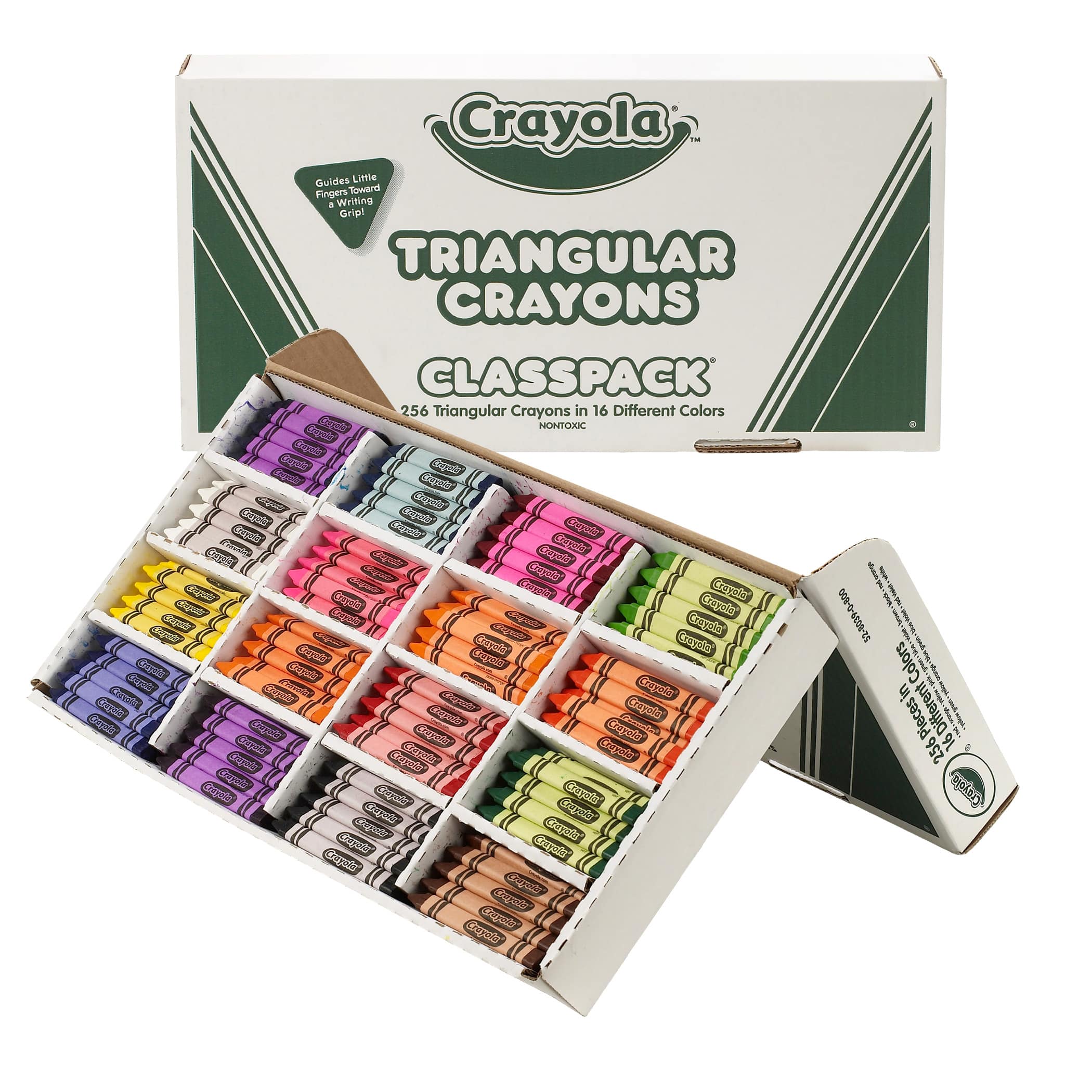 Crayola® Classpack® Triangular Crayons, 256 Pack