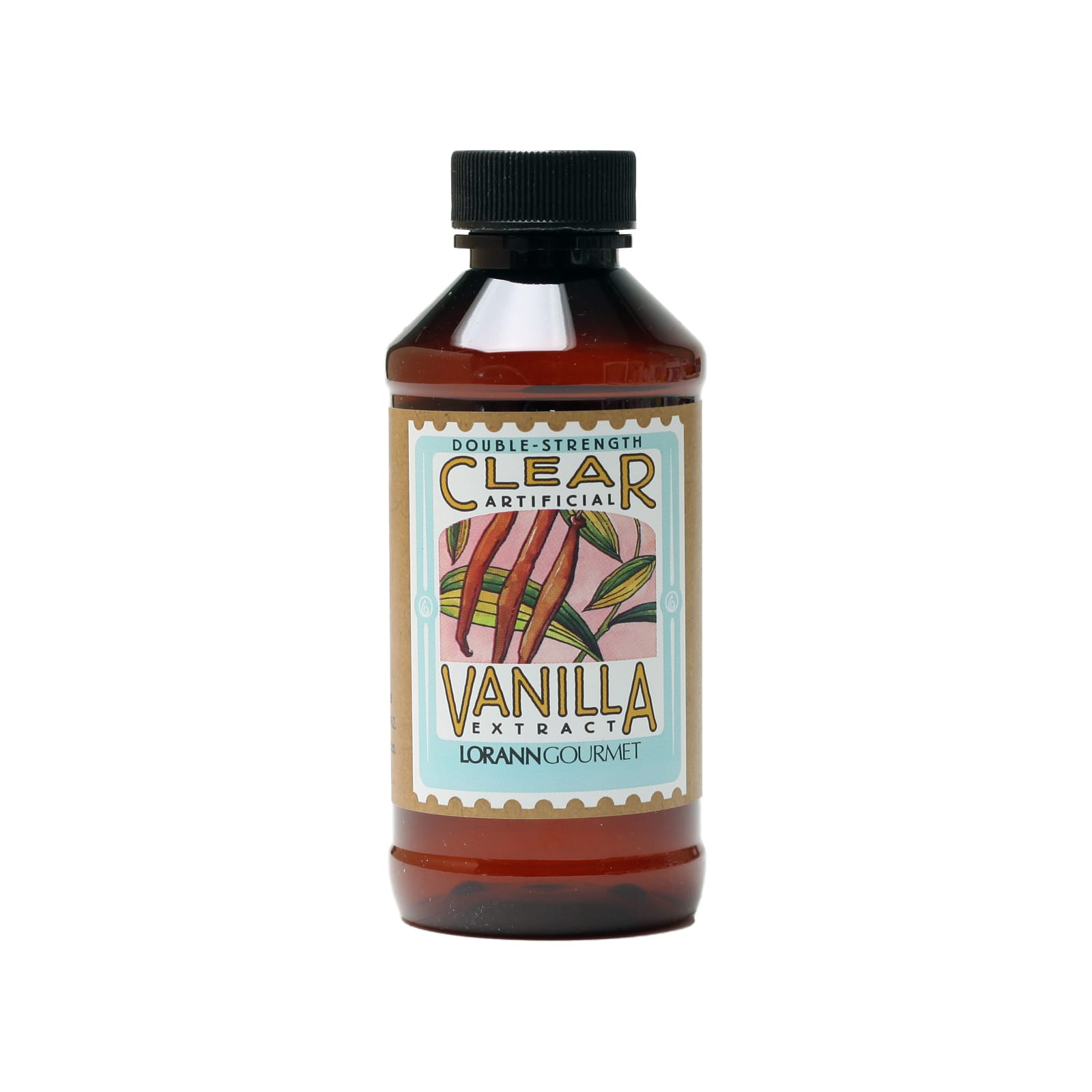 6 Pack: LorAnn Gourmet Double-Strength Clear Artificial Vanilla Extract