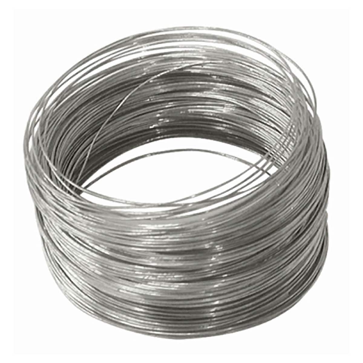 YXXSDP Silver Bendable Craft Wire, Metal Steel Wire Rope Galvanized Solid  Wire, 6 8 10 12 24 28 30 Gauge Sculpting Wire Rolls, for Outdoor