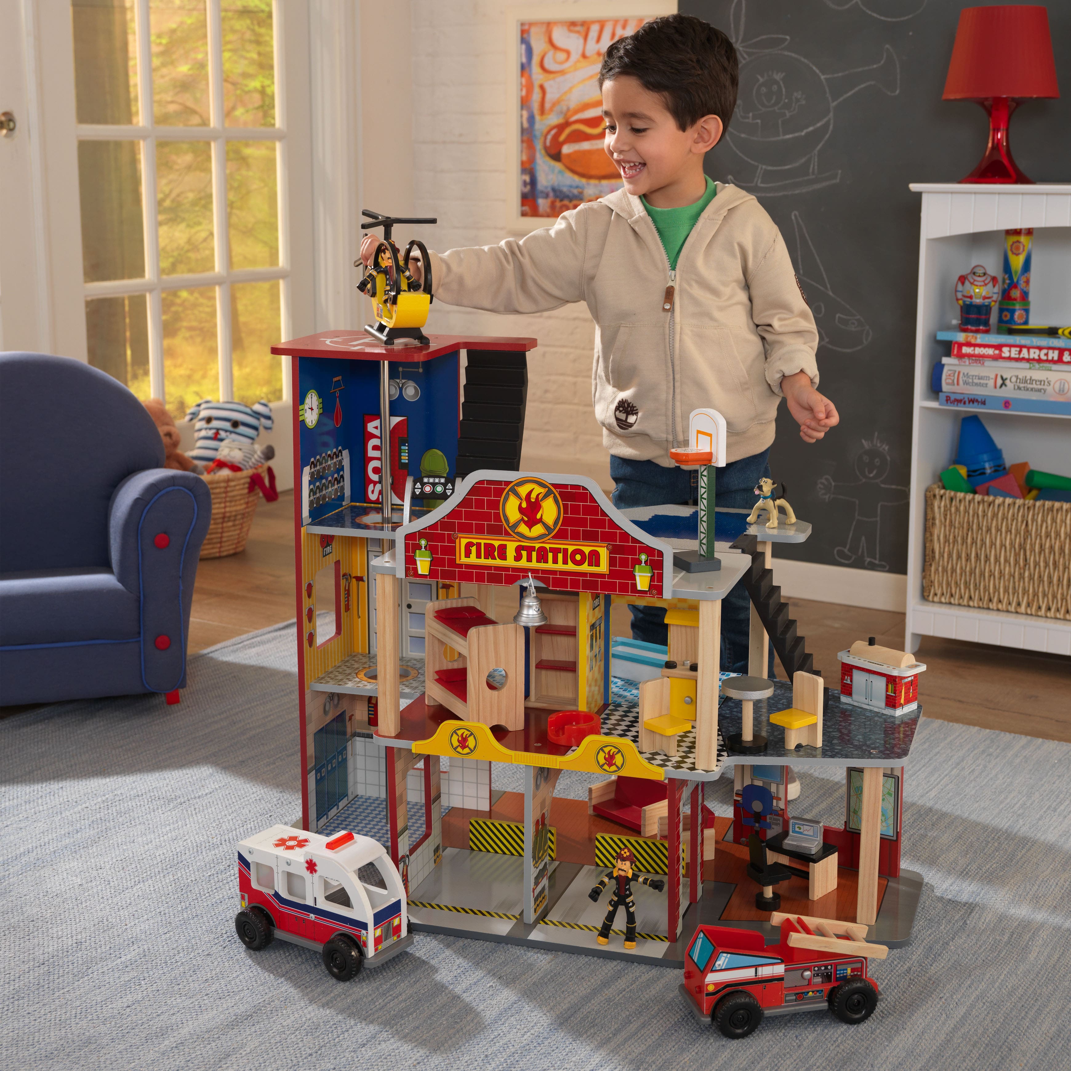 KidKraft Deluxe Fire Rescue Set