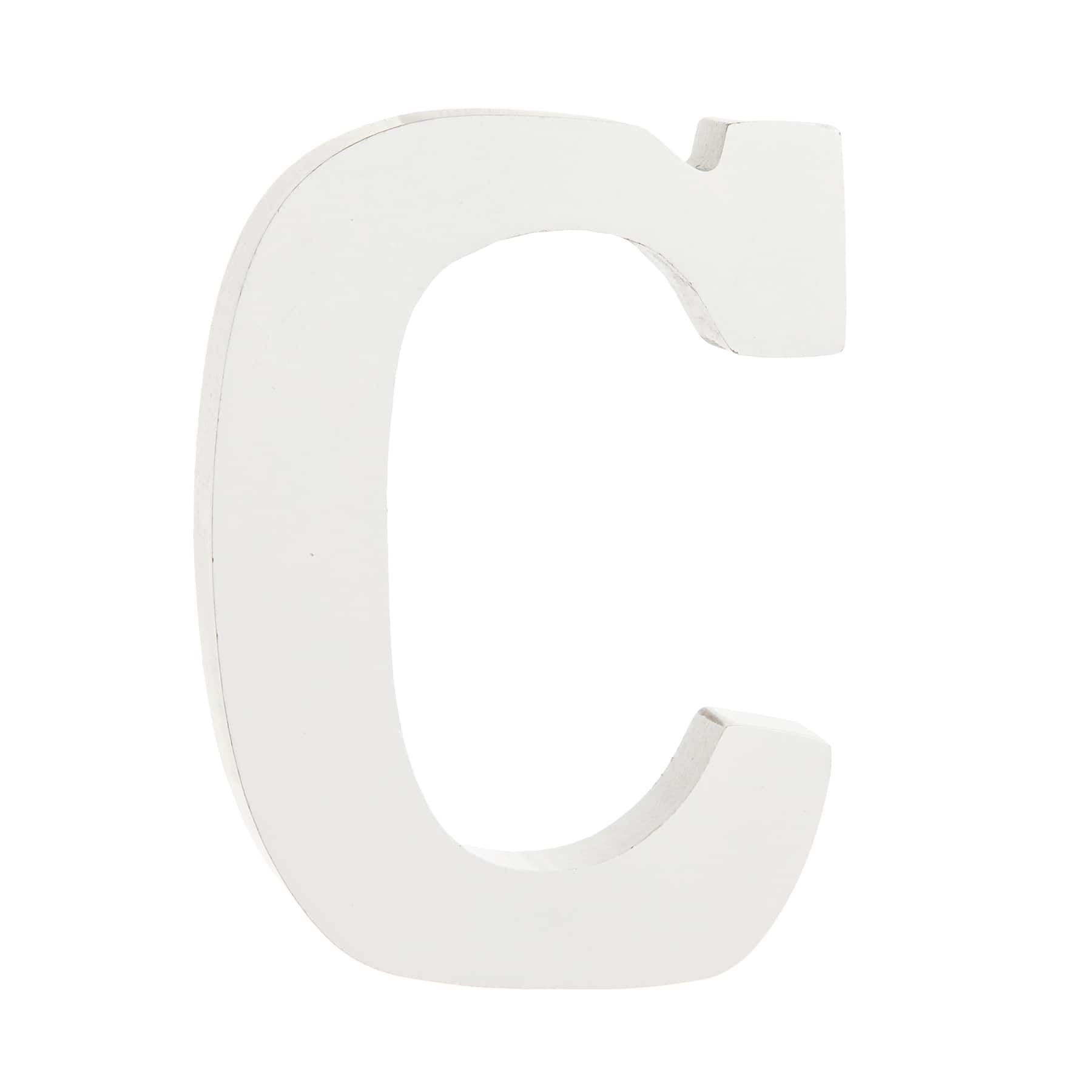 Lettre blanche de 12,1 cm de Make Market