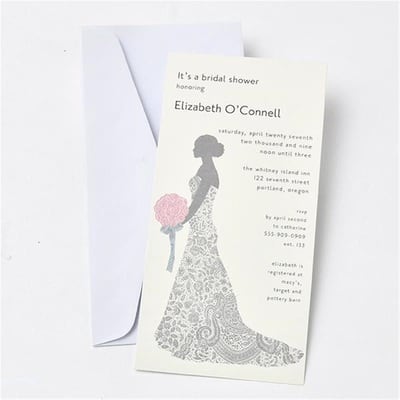 Gartner Studios® Lace Bride Printable Invitations | Michaels