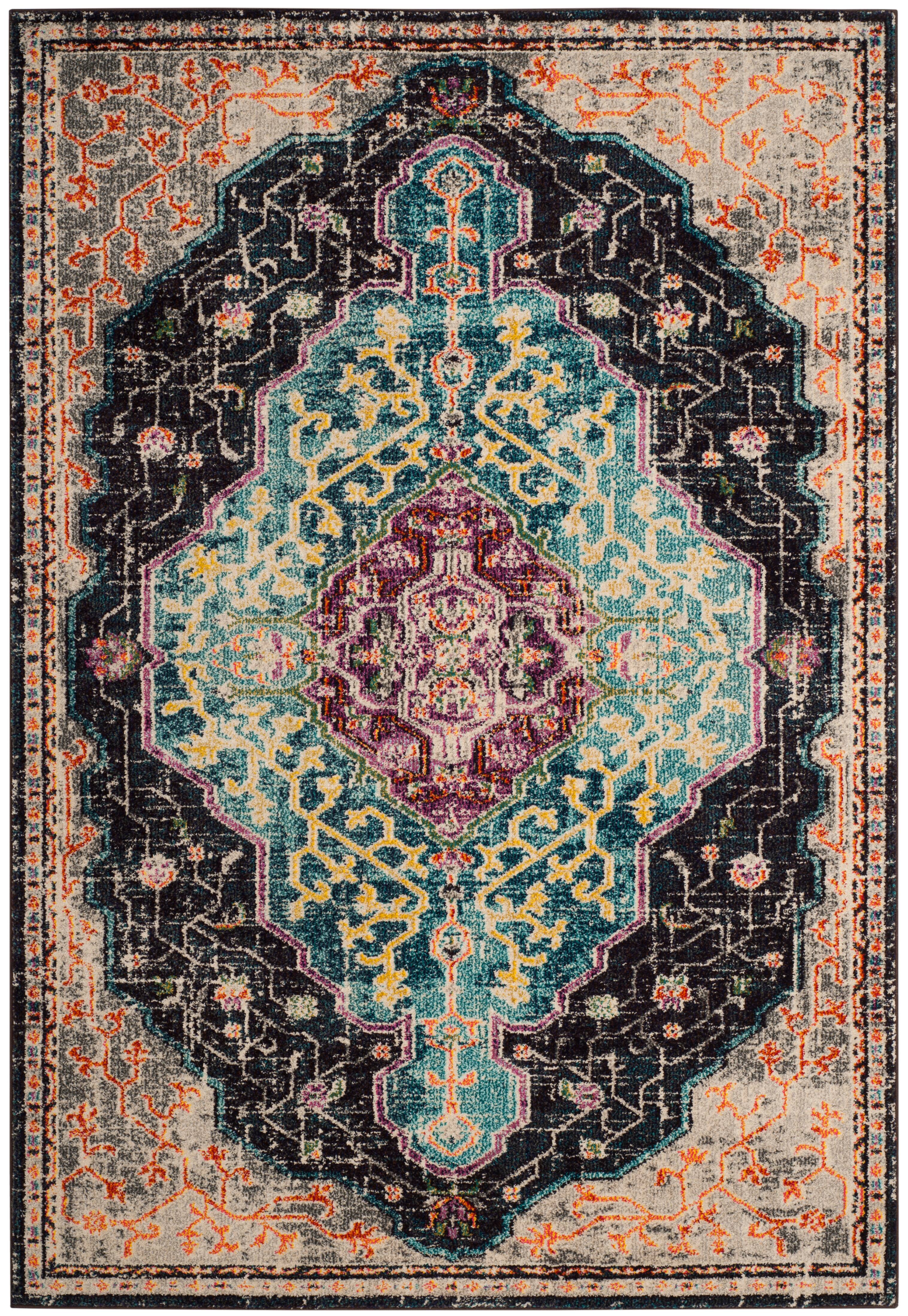 Monaco Full Medallion 4' X 5'-7" Area Rug