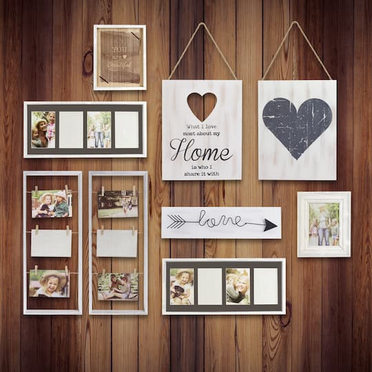 Shop for the Gallery Perfect™ Frame Décor Kit, Heart at Michaels