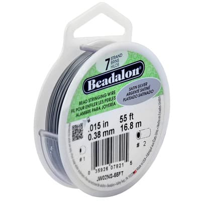 Beadalon® 7 Strand Bead Stringing Wire, Satin Silver image