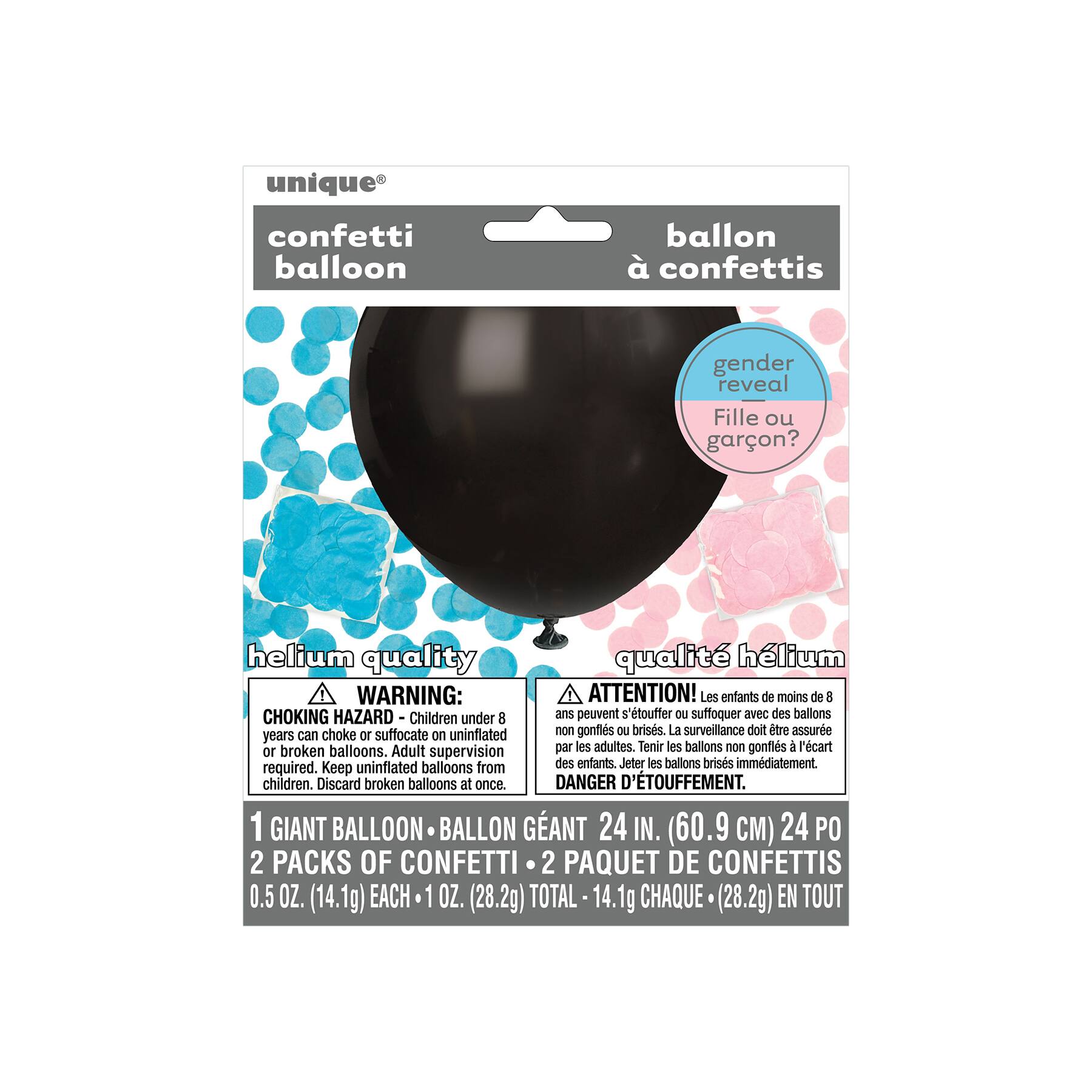 Mitha Supply Premium Gender Reveal Confetti Balloon