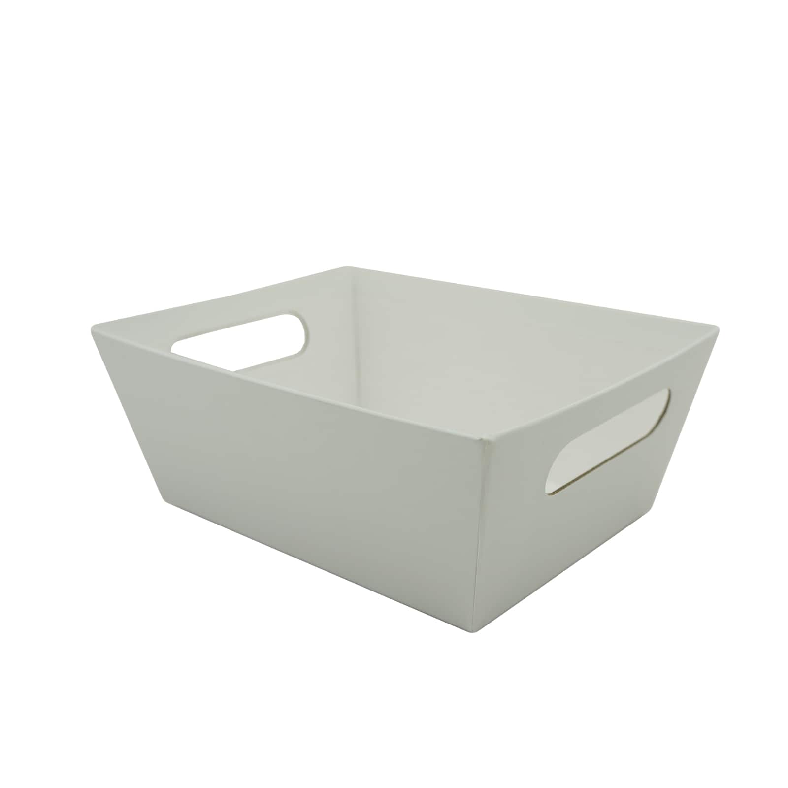 White Basket with Handles By Celebrate It®
