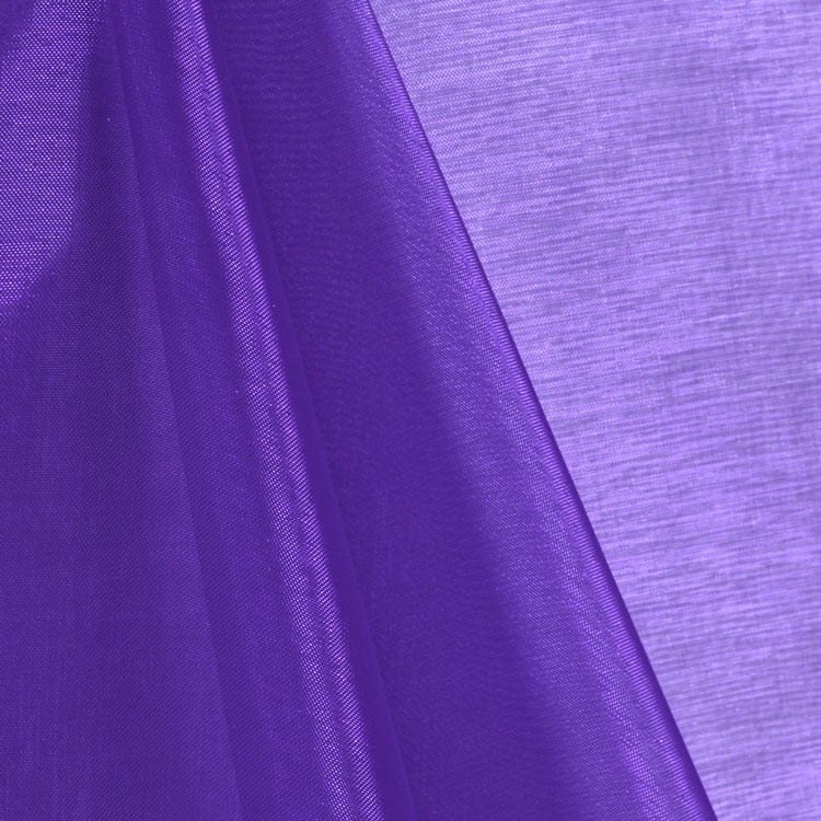 Purple Mirror Organza