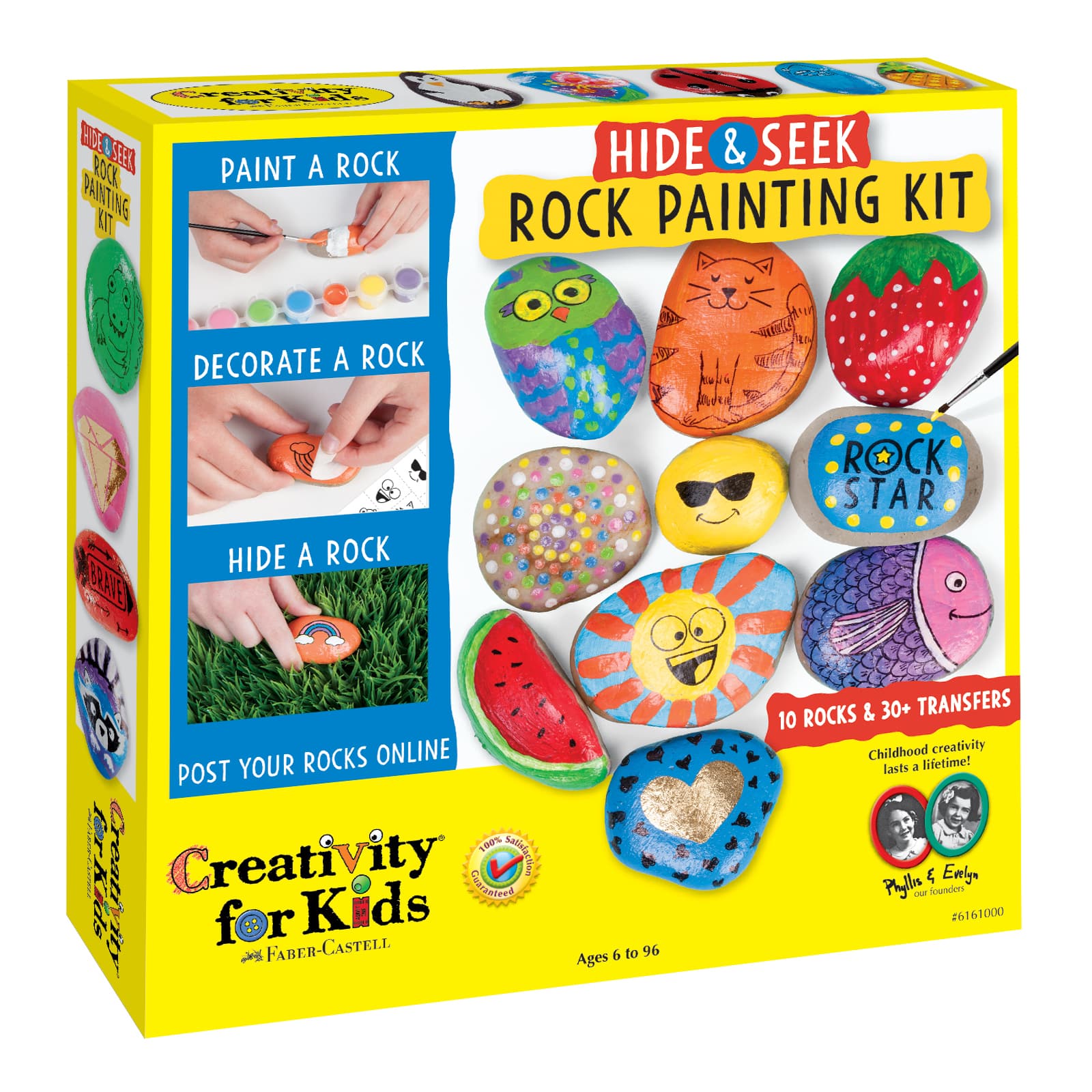 Faber-Castell® Creativity for Kids® Hide & Seek Rock Painting Kit