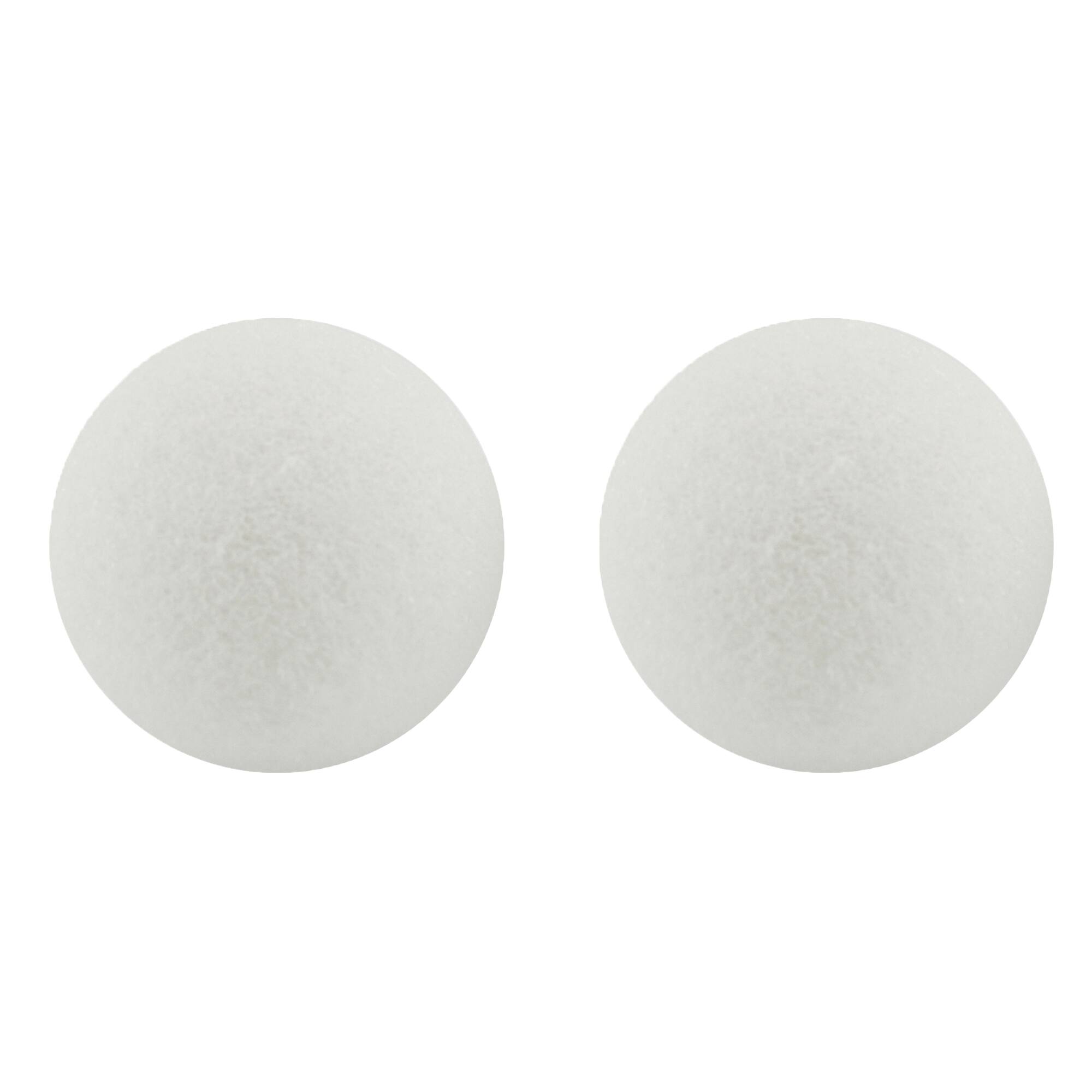 4 Inch Hygloss Products White Styrofoam Balls for Arts and Crafts 12 Pack 