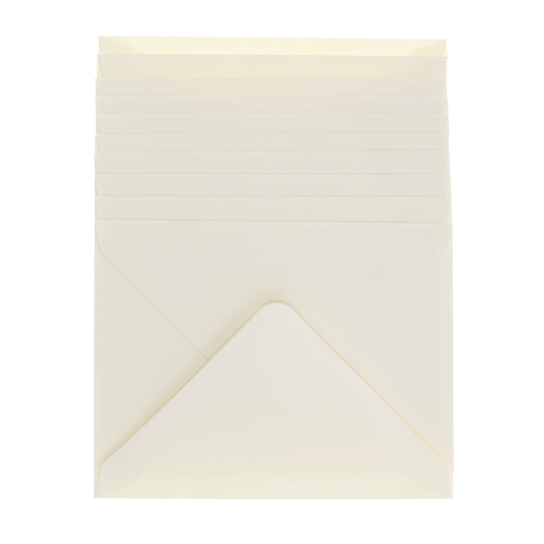 12 Packs: 10 ct. (120 total) Ivory Cards & Envelopes by Recollections™, 4.25" x 5.5"