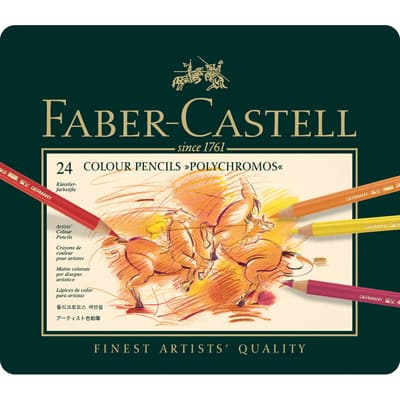 Faber-Castell® Polychromos Color Pencil Tin Set
