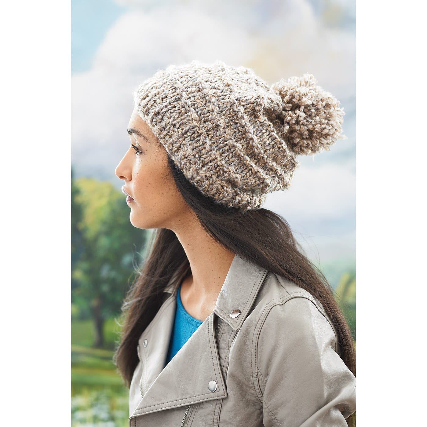 Loops &#x26; Threads&#xAE; Country Loom&#x2122; Back to Basics Hat (Knit)